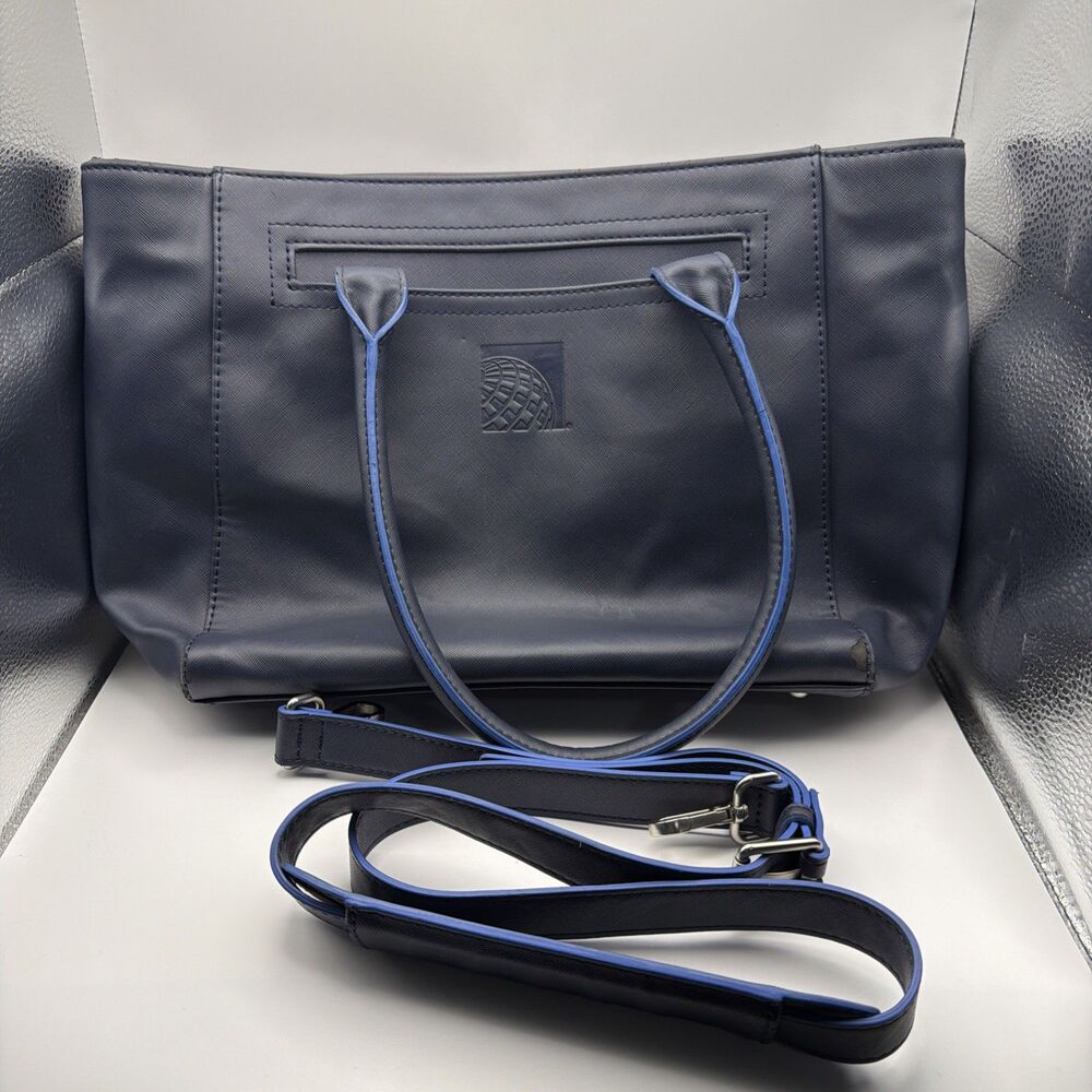 Exclusively for United Airlines by Brooks Brothers Purse/Tote Navy Blue Bag